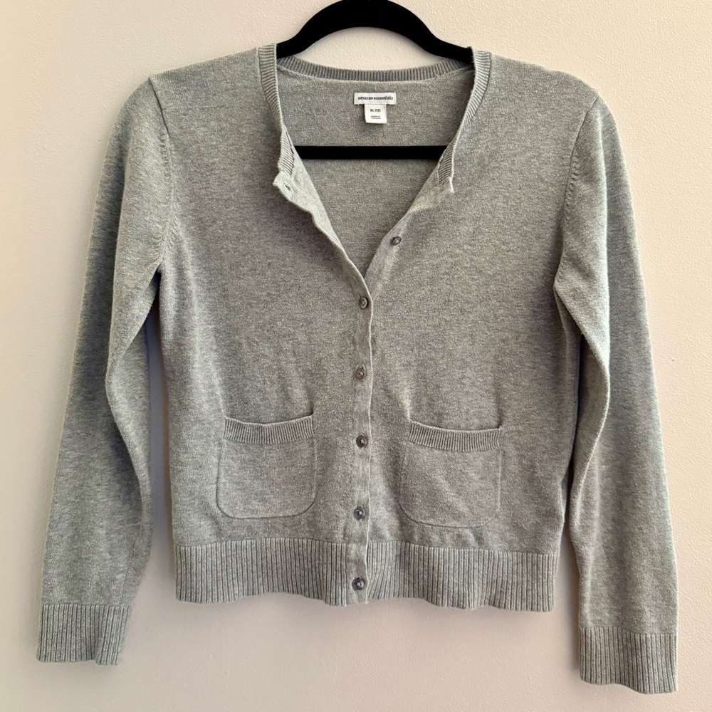 Amazon Essentials Girls Cardigan Size XL (12) EUC - Picture 4 of 5